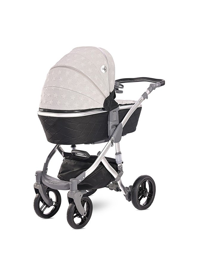 لوريلي عربة أطفال ريميني بريميوم كول جراي ستارز - Image 3