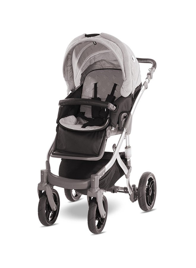 لوريلي عربة أطفال ريميني بريميوم كول جراي ستارز - Image 4
