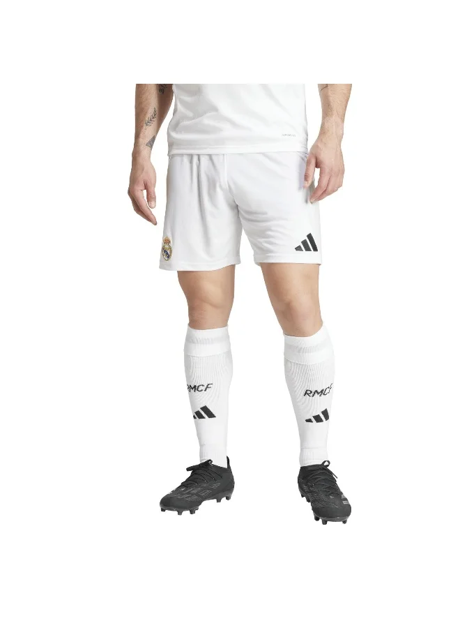 adidas شورت كرة قدم رجالي Real H أبيض XS
