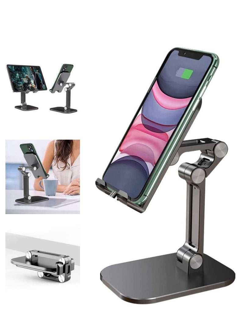 Foldable Portables Cell Phone Stand (Black) - Image 1