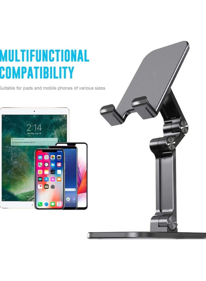 Foldable Portables Cell Phone Stand (Black) - Image 2