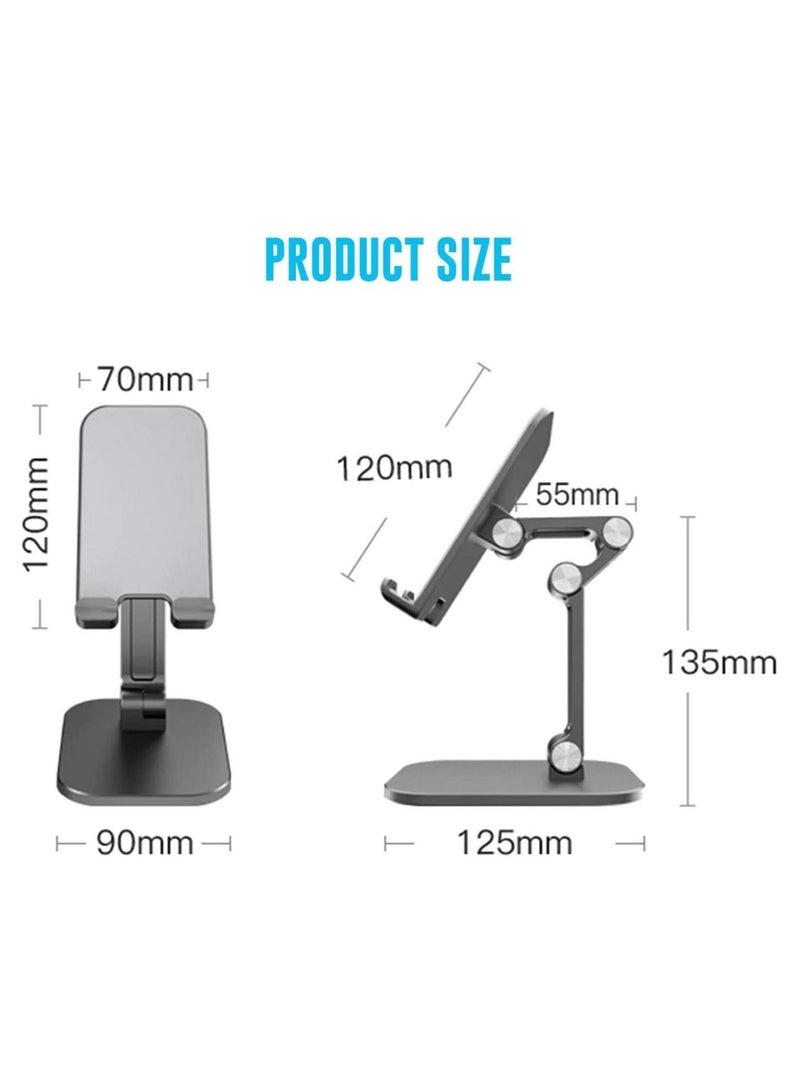 Foldable Portables Cell Phone Stand (Black) - Image 5