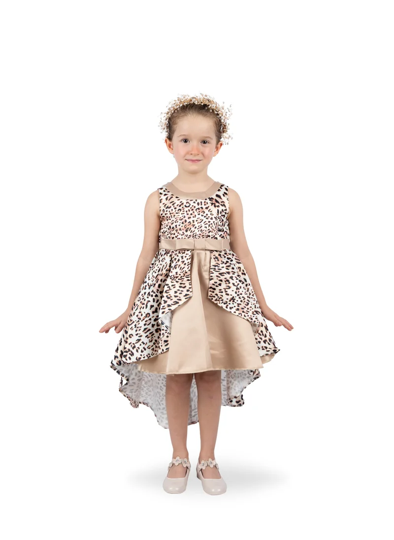 دىدانيالا Amy Leopard Brown Party Dress