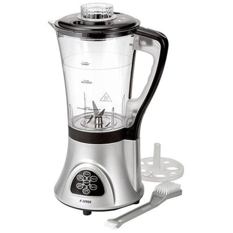 JUDGE صانعة الحساء من جادج مع ملحق لطهي البيض سعة 17 لتر شفرات من الفولاذ المقاوم للصدأ محرك 300 واط سخان 800 واط في علبة هدايا