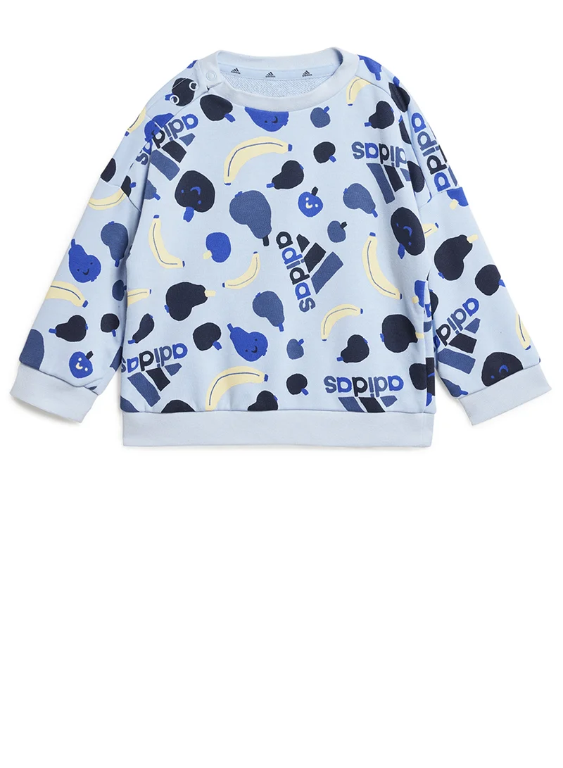 adidas بنطلون رياضي مطبوع بالفواكه للأطفال الرضع