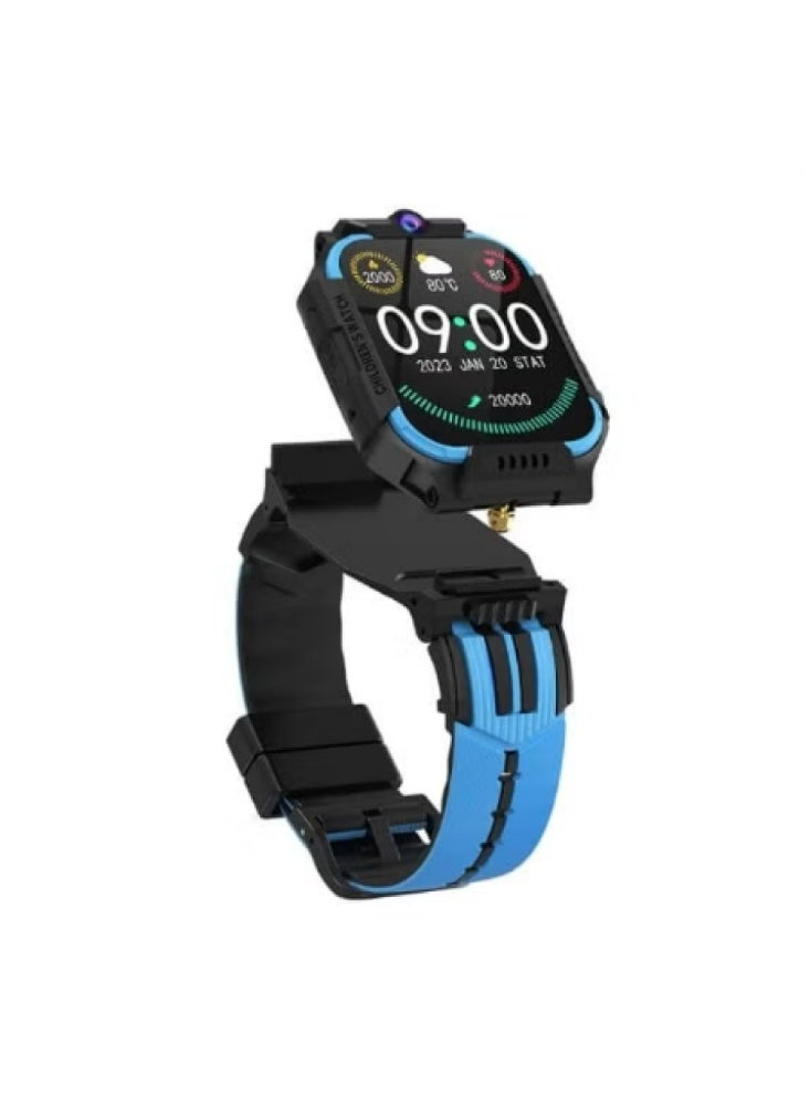 دينكس ساعة DENX DX1518 بشاشه عرض كامله HD -كاميرتين مدمجين خلفيه واماميه -خاصيه دوران 360 درجه-مقاومه للماء-بطاريه قويه تدوم كثيرا-تدعم مميزات التتبع الصحي والاوضاع الرياضيه - Image 1