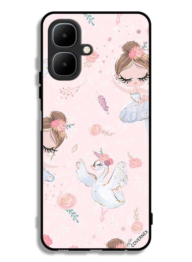 Covernex Infinix Smart 10 Protective Case Cover Doly Girl And Flowers