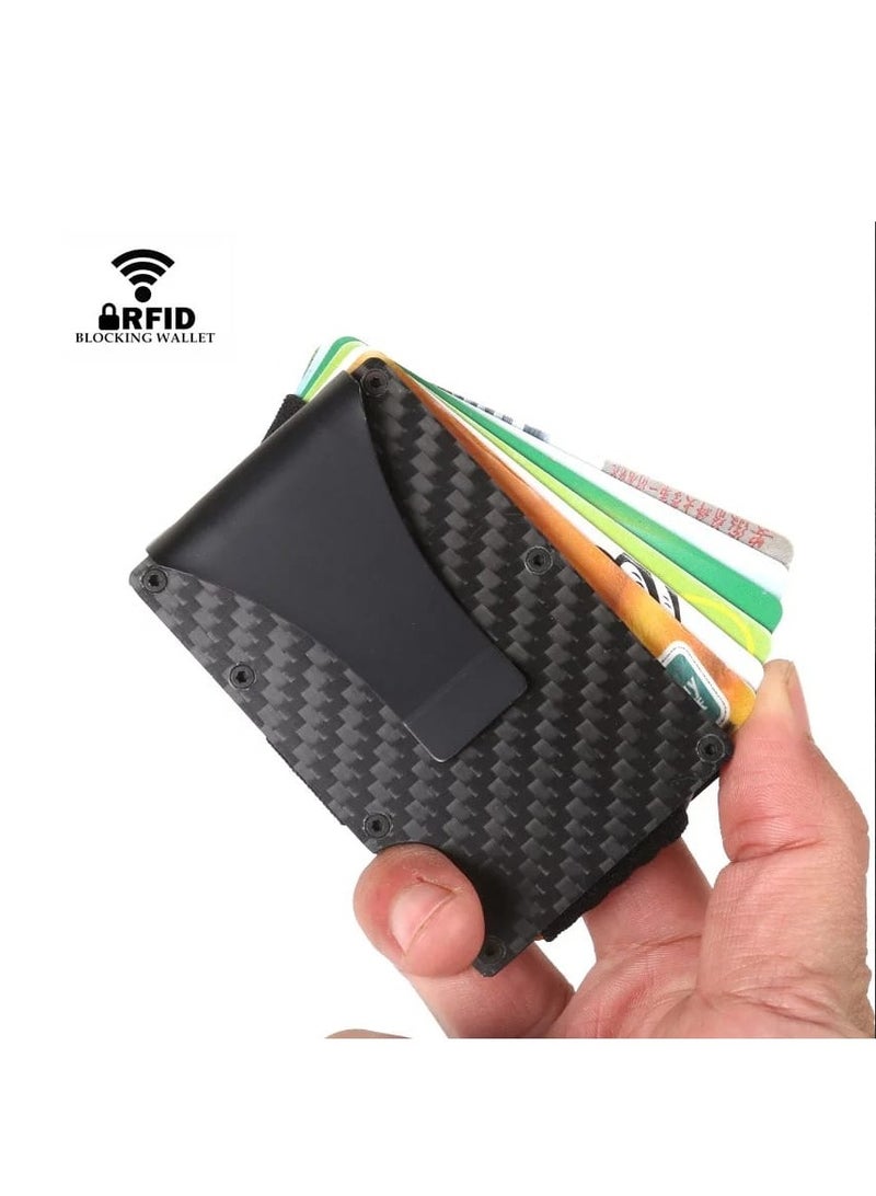 مورانو حامل بطاقات ائتمانية بتصميم عصري ورقيق اسود - Image 1