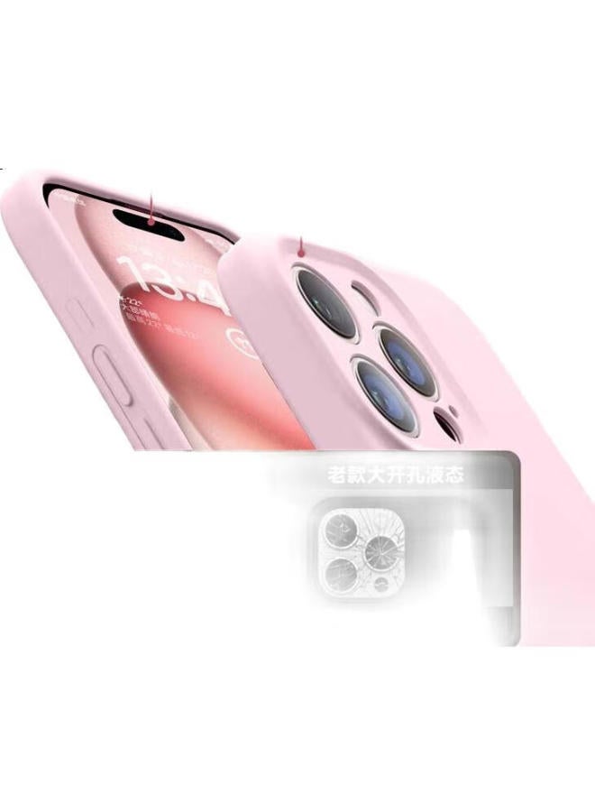 Divi [True Liquid Silicone] Phone Case For Apple Iphone 13 Pro, Protective Cover With Skin-Friendly Lens Protection, Ultra-Thin Shockproof Anti-Scratch Case For Men And Women, Pink - Image 2