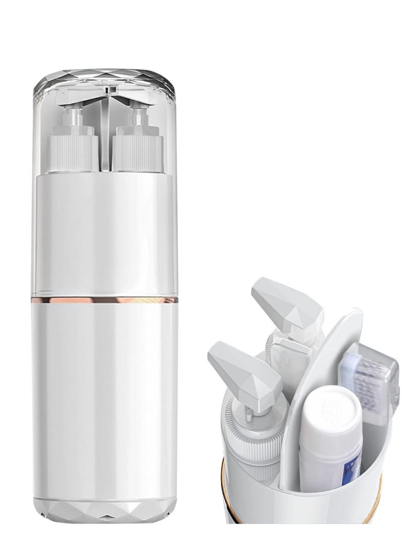 كابتن تيك 5 in 1 Travel Toothbrush Case with Lid Portable Travel Toothbrush Holder Toiletry Cup Travel Camping School Toothbrush Travel Container Travel Wash Set - Image 1