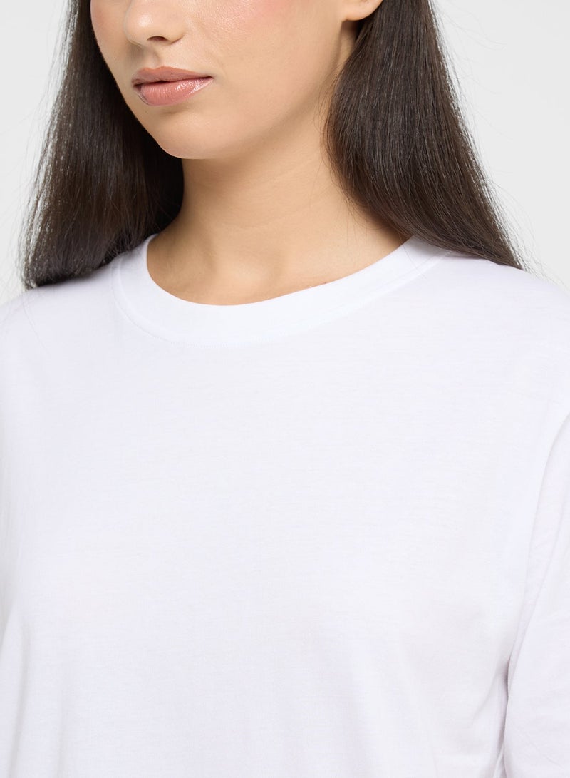 Ginger Basics Oversize Crew Neck T-shirt - Image 3