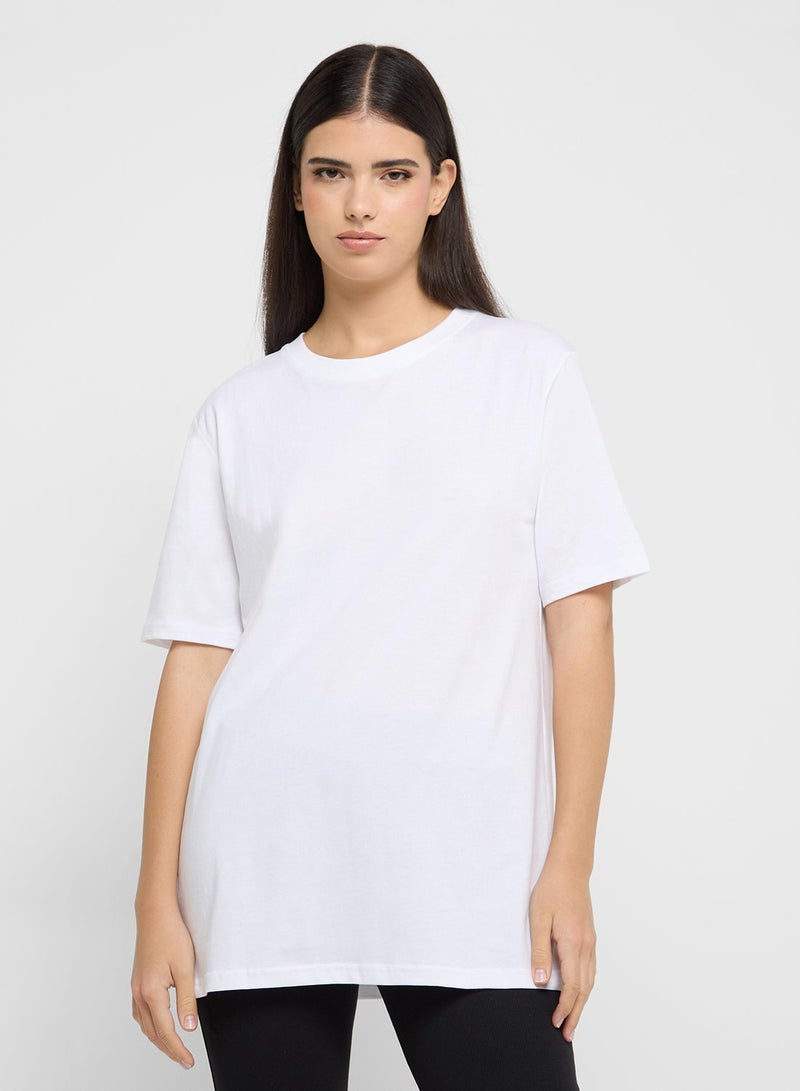 Ginger Basics Oversize Crew Neck T-shirt - Image 4