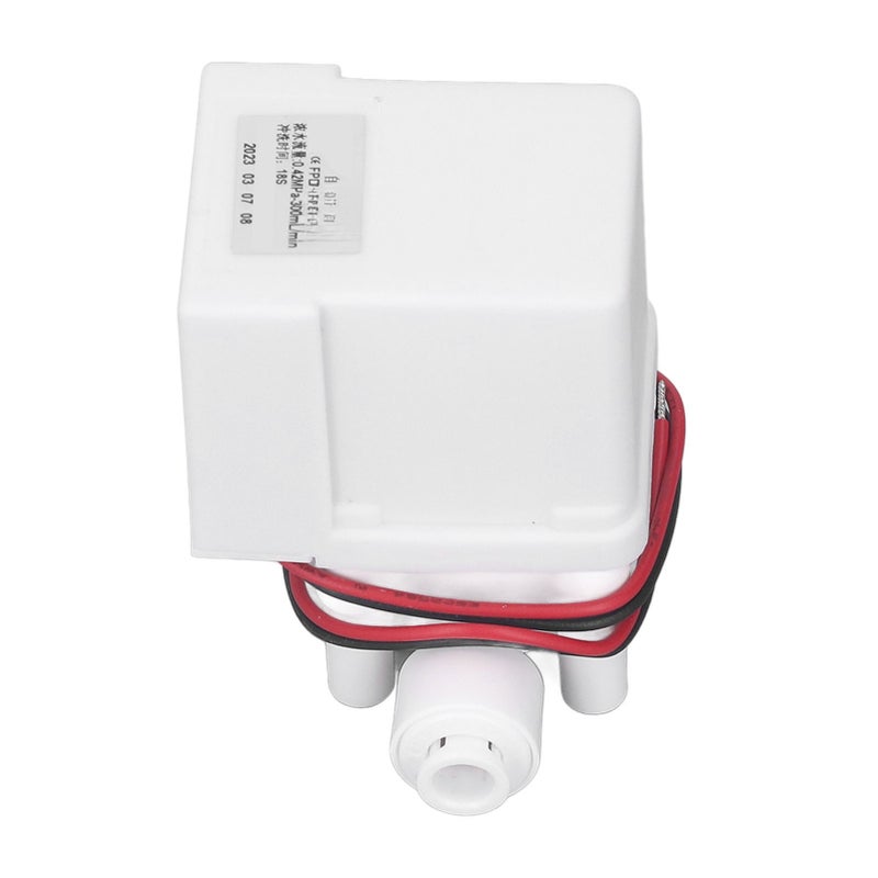 1/4 Inch PE Pipe Electric Solenoid Valve DC 24V Diaphragm Type Wastewater Solenoid Valve for Water Purifier - Image 1