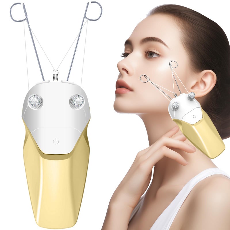 WAYCOM Facial Hair Remover Threading Hair Removal for Women Automatic Threader Machine Epilator for Fine Hairs on Face, Chin, Upper Lip, Arms Birthday Mother's Day Present - Image 1