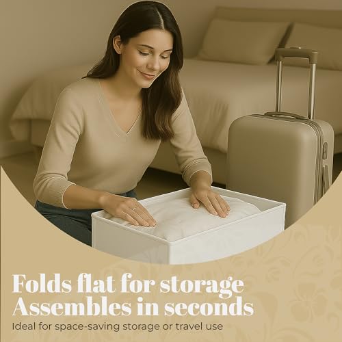 HANGERWORLD Wedding Dress Storage Box Bridal Gown Preservation Kit including 10 sheets of Archival Acid Free Tissue Paper (Small, White) - Image 4