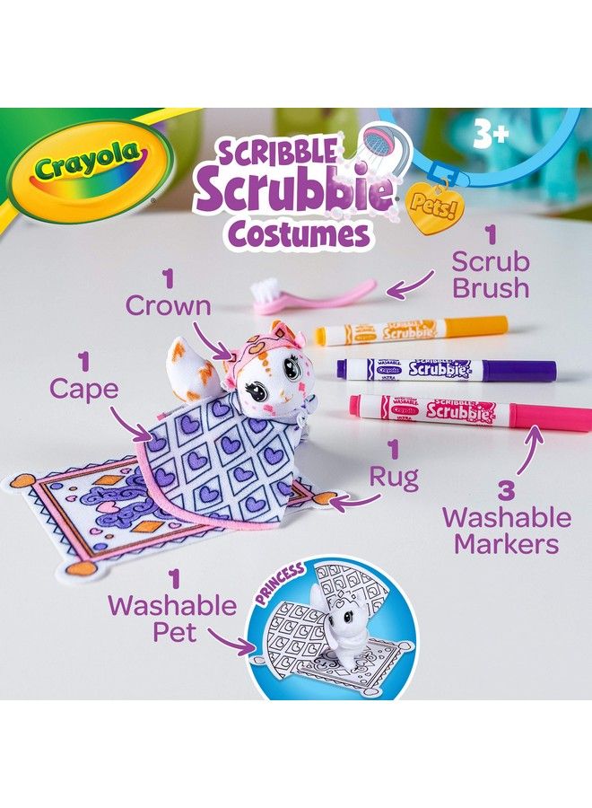 Crayola Scribble Scrubbie Princess Costume Playset Kids Toys Gift For Girls & Boys - Image 3