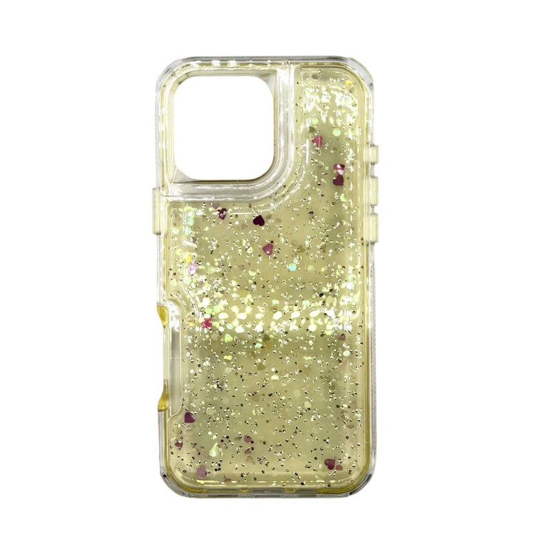 TEXOS CA-06 Sparkle Heart Glitter Phone Case for iPhone 11 Pro - Image 2