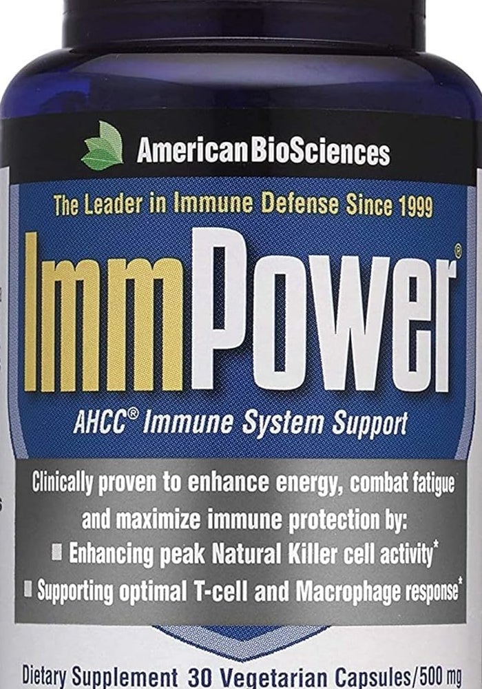 American BioSciences Immpower Ahcc 500mg Capsules - 30 - Image 1