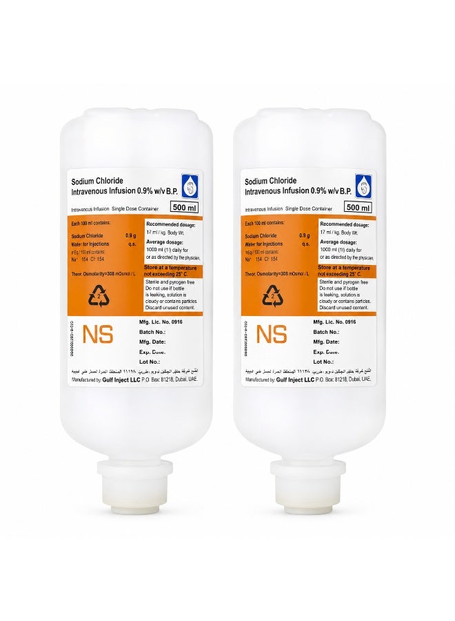 Normal Saline Solution 500ML 2PCS