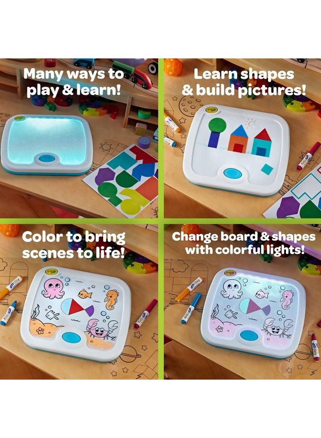 Crayola Light Up Activity Board Kids Art Kit Toys & Gifts For Ages 3 4 5 6 - Image 5