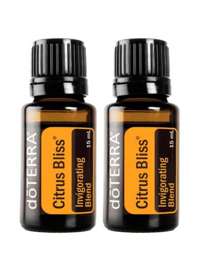 doTERRA Citrus Bliss Essential Oil Invigorating Blend - 15 ml (2 Pack) - Image 1