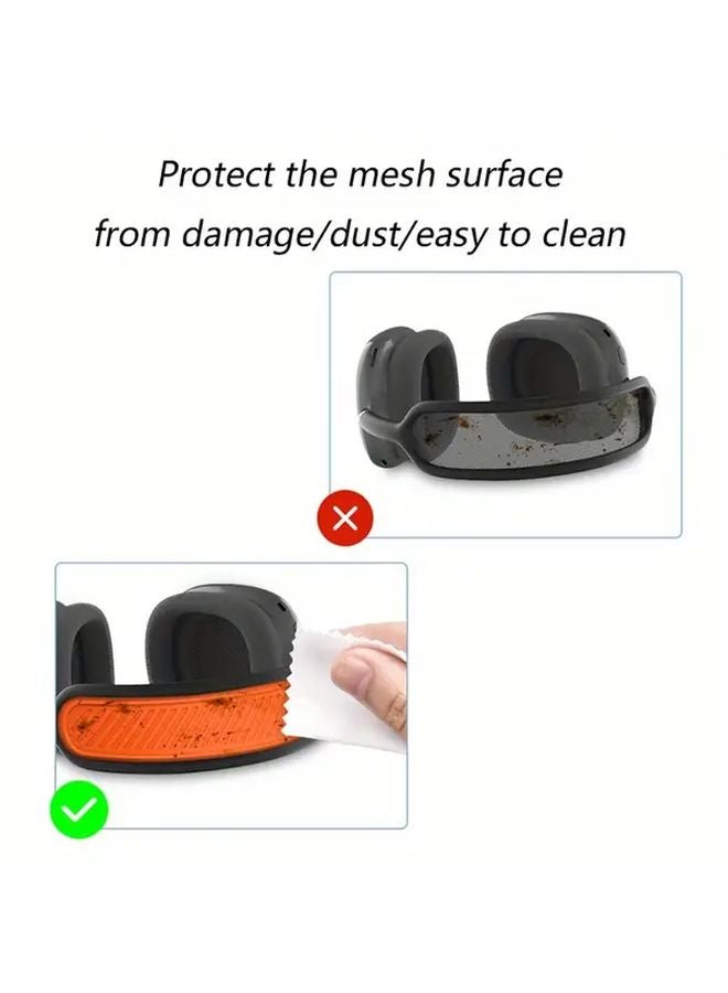 Blue Silicone Headband Cover Washable Protective Case For Airpods Max Wireless Headset - Image 5