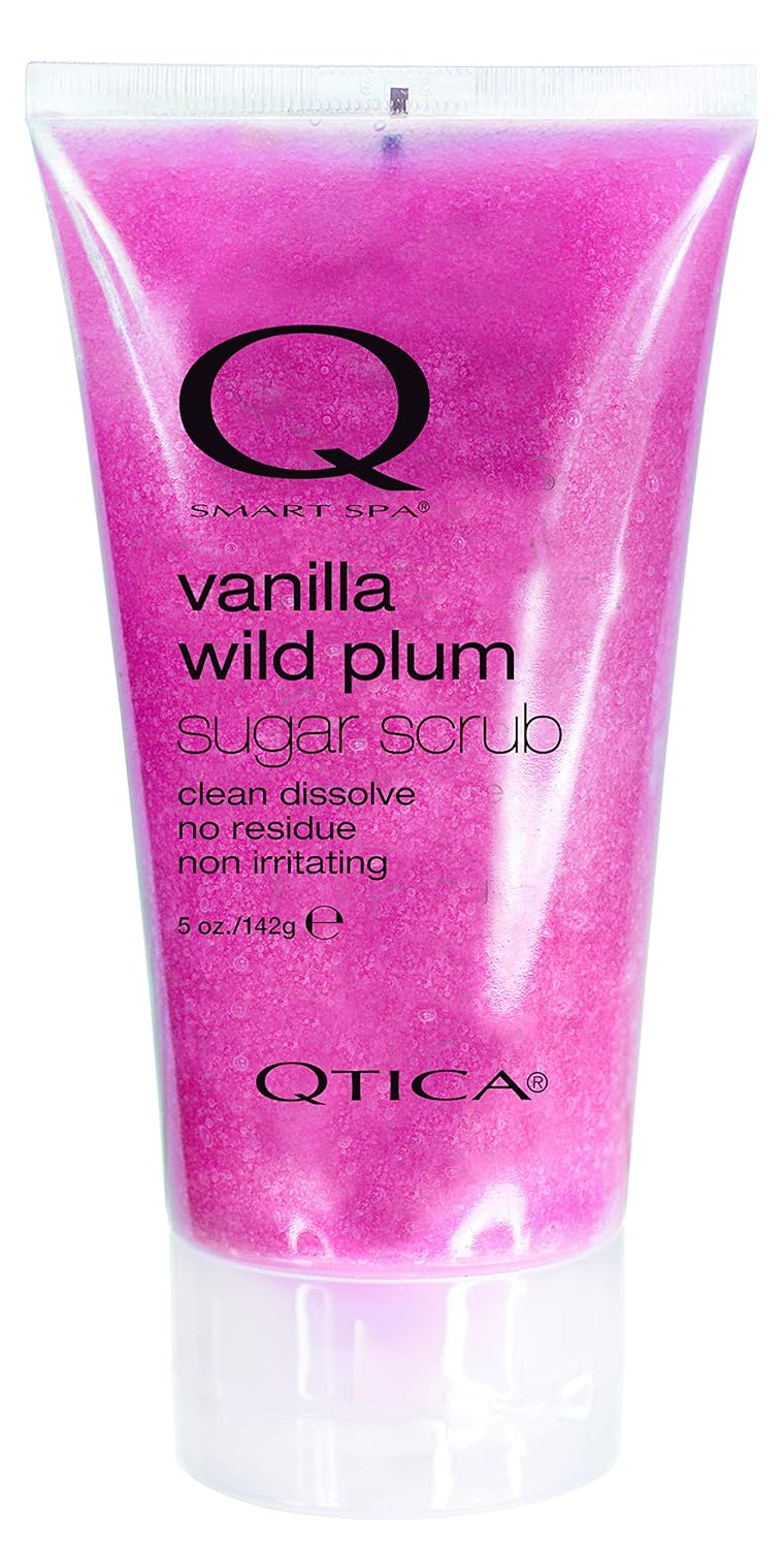 Qtica Smart Spa Sugar Scrub Vanilla Wild Plum 7oz