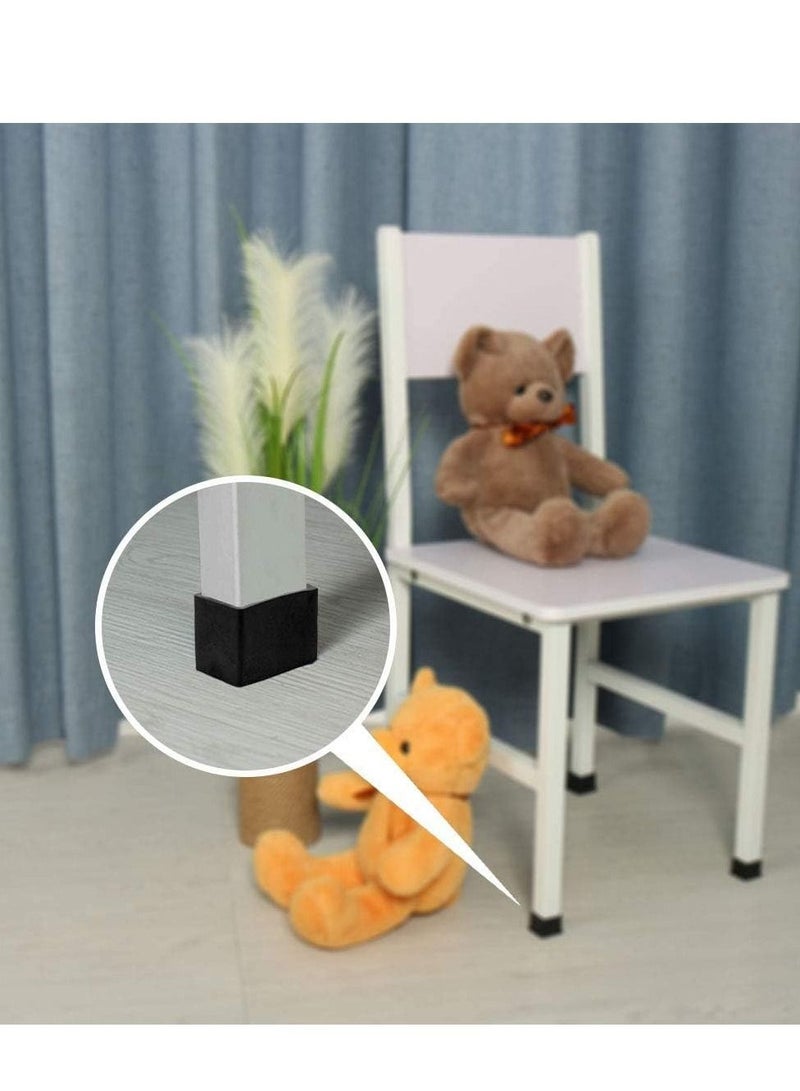 Y&D Rubber Chair Leg Caps End Pad Feet Cover Furniture Slider Floor Protector 8pcs 0.79" x 1.57"20x40mm Inner Size Reduce Noise Prevent Scratch Legs - Image 3