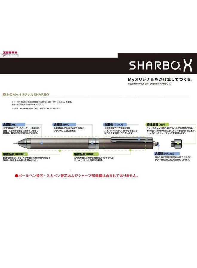Zebra Technologies Zebra Sharbo X Refill Mechanical Pencil Unit, 0.5 mm (SB-X-5-B1) - Image 4