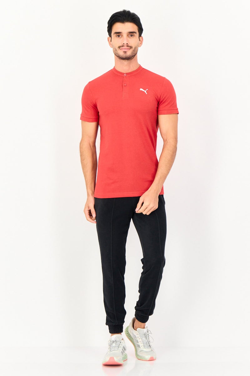 PUMA Men Sportswear Fit Short Sleeve Outdoor T-Shirt, Red - Image 3