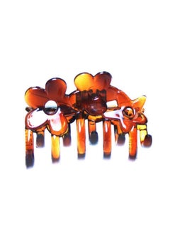 CARAVAN Flowers And Stars A True Combination In A Tortoise Shell Hair Claw 