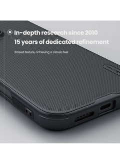 Nillkin Nillkin Case Cover Super Frosted Pro  Case Anti-Scratch & Slip For Iphone 16 Pro Max (Black)  - Image 3