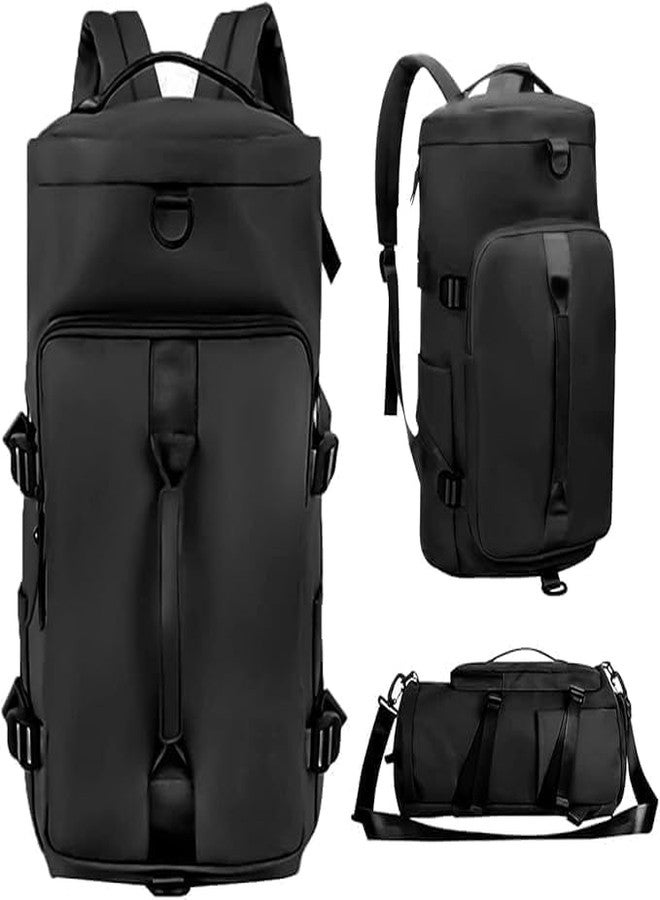 SolaceWave Women Large Capacity Folding Travel Tote Bag|Waterproof Oxford Fabric Duffel Bag |Lightweight Foldable Expandable |Carry On Bag|Dry and Wet Storage |Travel Organizer| Portable Luggage Bag(multy color) - Image 1