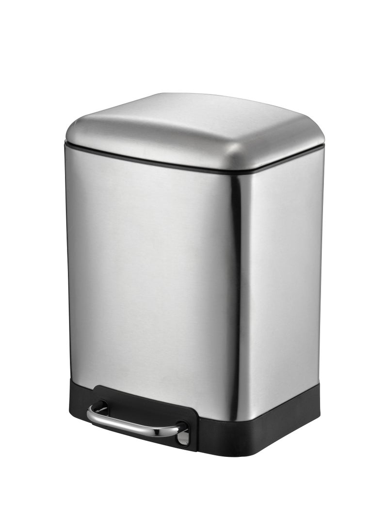 Home Maker 30L Stainless Steel Pedal Bin – Soft-Close Lid, Fingerprint-Resistant, Hands-Free Step Trash Can for Home & Office 