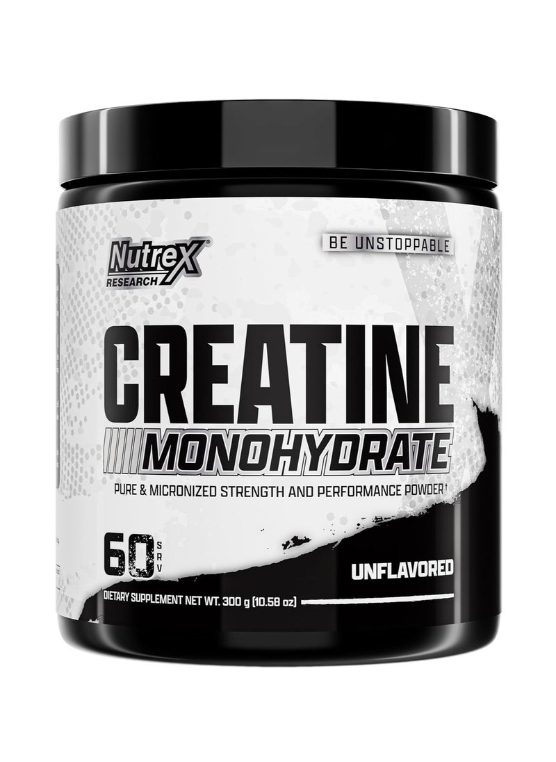 Nutrex Research Nutrex Creatine Monohydrate Powder 300g 60 Servings Unflavored  - Image 1