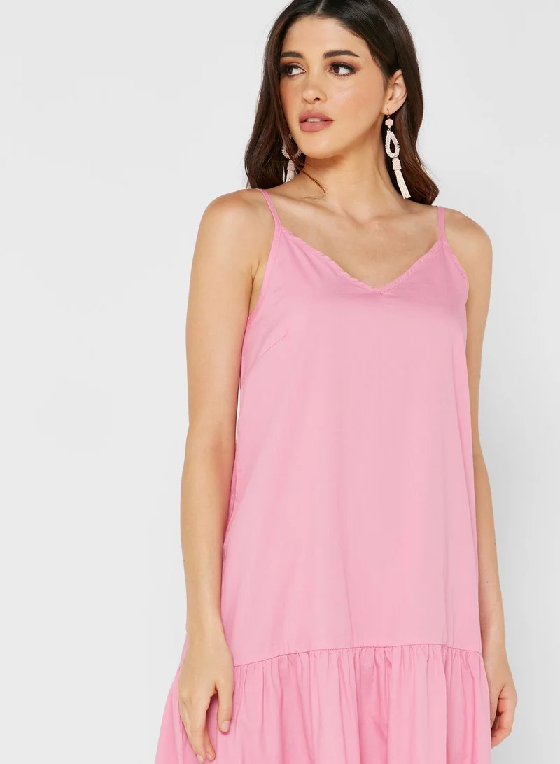 NOISY MAY Cami Tiered Dress