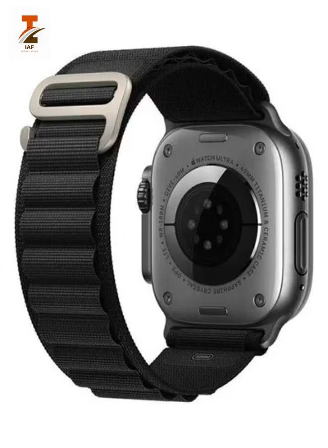 IAF Alpine Loop Compatible With Watch Band 42mm 44mm 45mm 49mm Replacement Women Mens, Sport Braided Woven Polyester G-hook slides 8/7/6/5/4/3/2/26 - Image 1