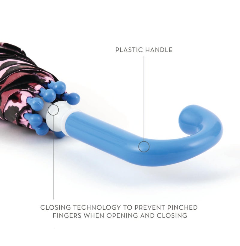 ShedRain Kids Umbrella for Girls & Boys - Pinch-Proof, Easy Grip Handle, Compact Children's School & Travel Umbrella - Image 3