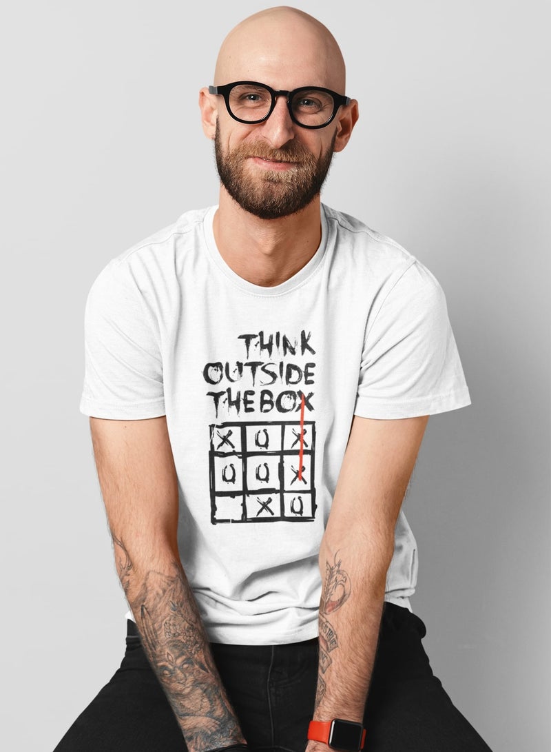 MERCH Premium Cotton T-shirt Embrace Creativity and Think Outside the Box - Image 1