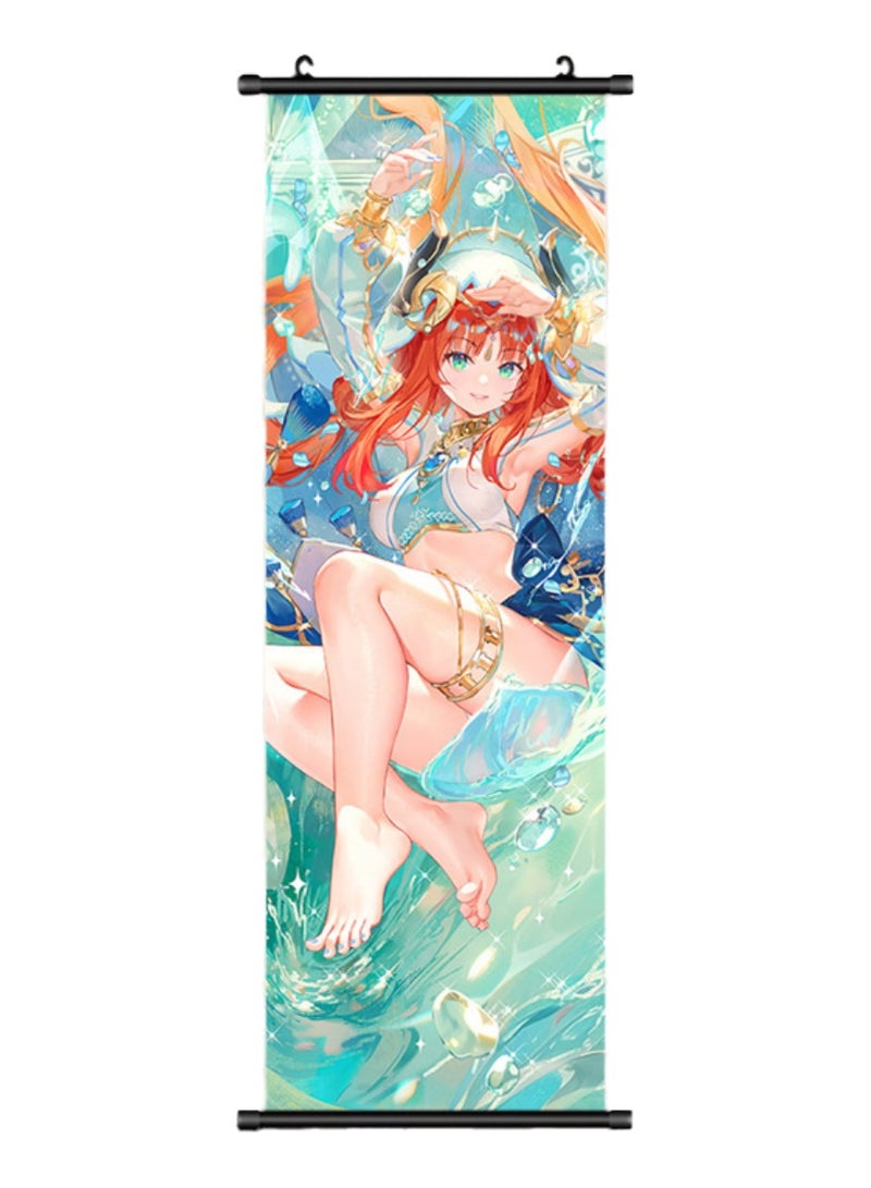 Genshin Impact Character Hanging Scroll Painting Bedroom Mural Home Decoration Painting Two-dimensional Comic Exhibition Poster (YS-5)  - Image 1