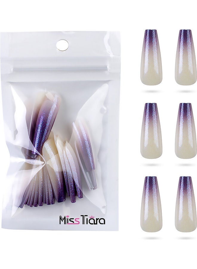 NIBEMINENT 96-Piece Removable False Nails Set Multicolour - Image 5