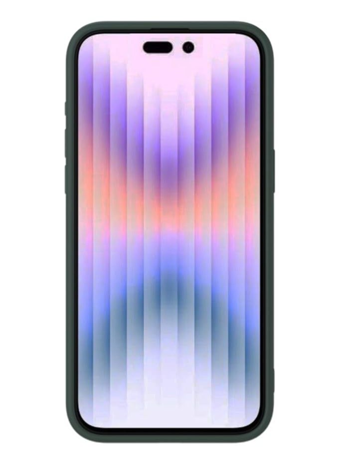 Nillkin CamShield Silky silicon case for Apple iPhone 15 Pro Max 6.7 (2023)-Morning mist Green - Image 3