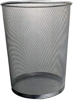 AKDC Partner Waste Bin, Silver, Large, Metal Mesh, W 33.2 X H 31.4 X D 31.2 Cm  - Image 2