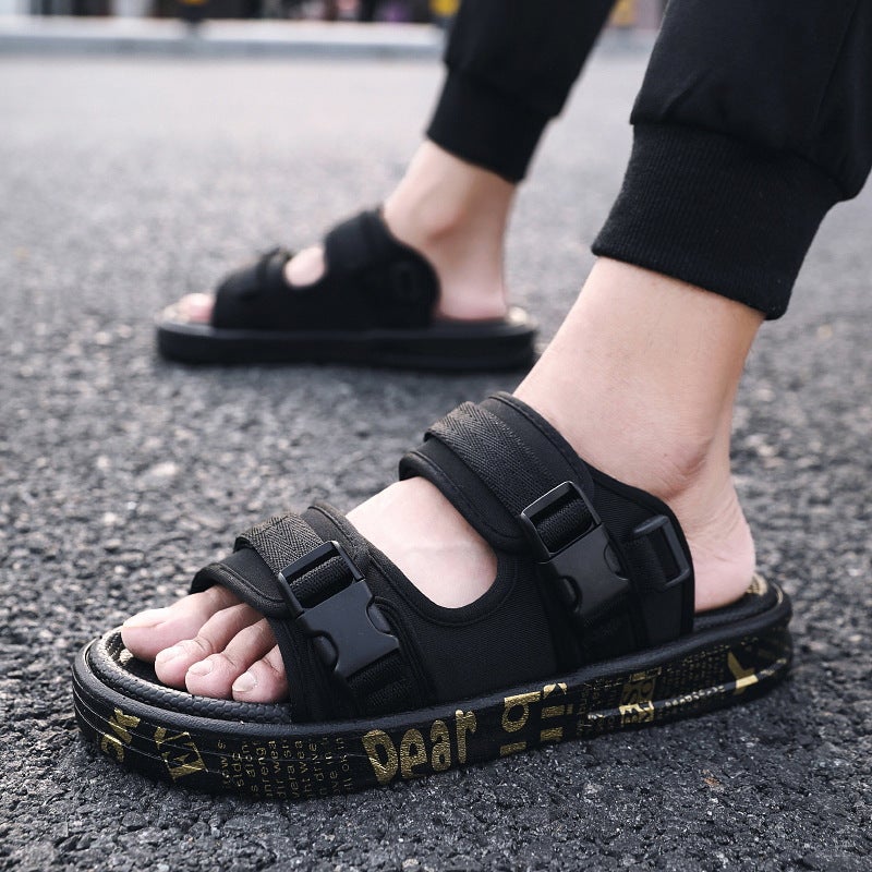 Men'S Sandals 2023 New Summer Men'S Dual-Use Fashionable Outdoor Beach Fashionable Shoes Non-Slip Sports Casual Sandals - Image 5