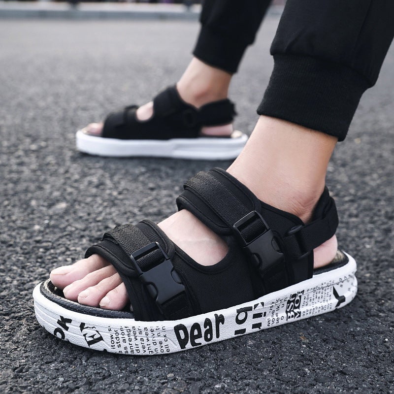 Men'S Sandals 2023 New Summer Men'S Dual-Use Fashionable Outdoor Beach Fashionable Shoes Non-Slip Sports Casual Sandals - Image 1