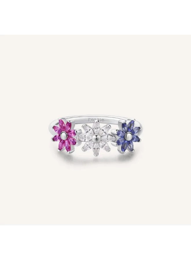 روساتو Gaia Sterling Floral Ring