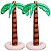Aniann Inflatable Palm Tree Decoration 2 Pack Jumbo Coconut Trees Beach Backdrop Favor Tropical Blow Up Hawaiian Summer Party Decor for Hawaiian Luau Party Decoration - Image 3