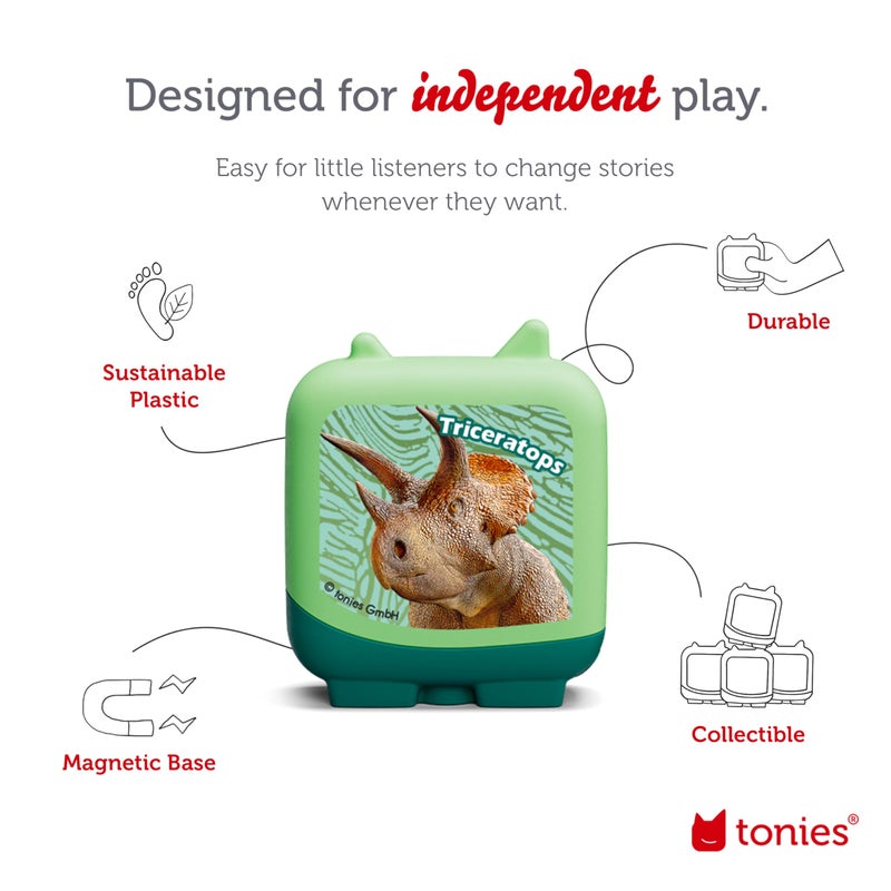 Tonies طقم الديناصورات العملاقة اللطيفة من تونيس - 4 قطع - Image 3