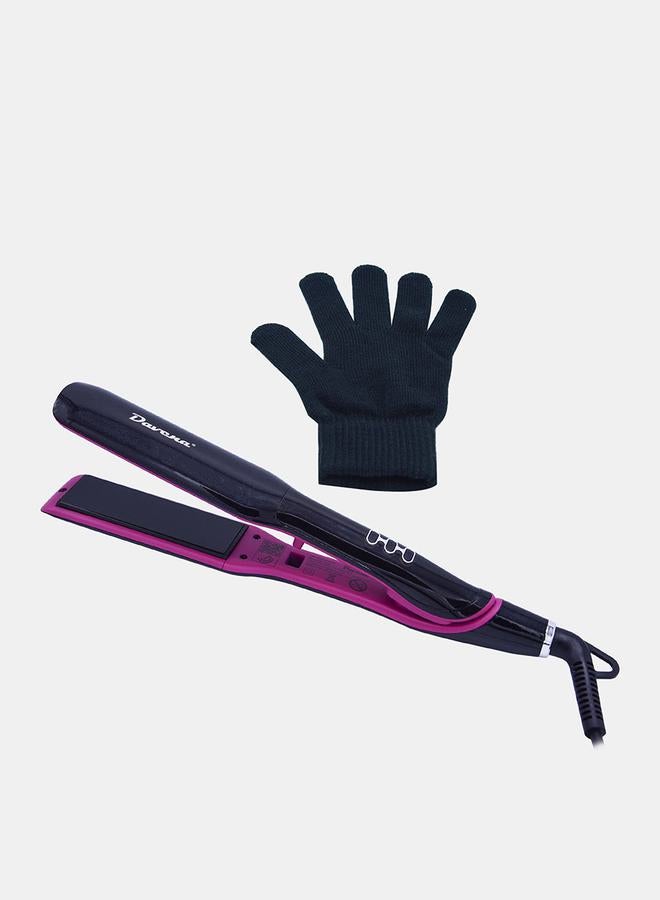 Davena Ceramic Hair Straightener with Protective Gloves - Image 3