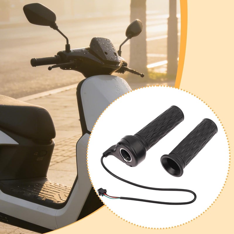 Throttle Grip with Cable Accessory High Performance Repair Parts Easy Installation Professional Easy Installation Black - Image 5